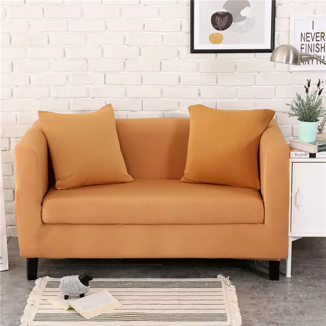 Yellow Plane Stretch Elastic Sofa Protector Cover for Living Room Sofa