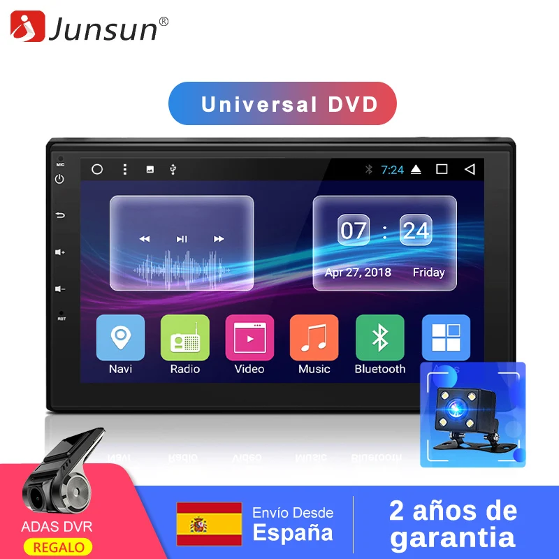 Junsun 2 Din Android Car DVD Player Radio GPS Navigation for Nissan