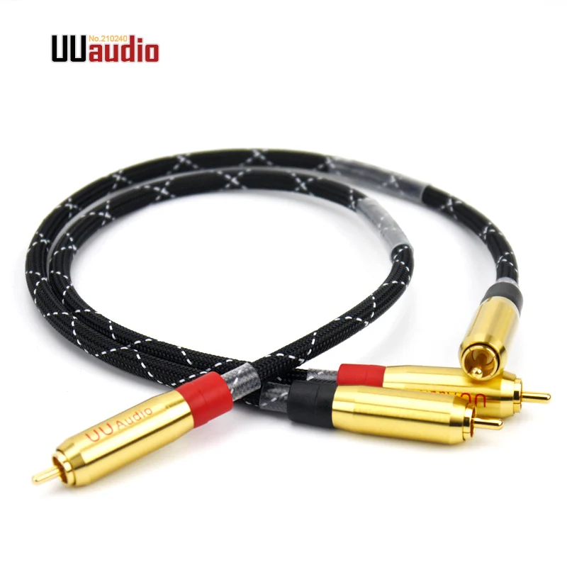 

1pair High Quality RCA To RCA DIY RCA Cable / Canare Audio Cable 0.2M 0.5M 1M 1.5M 5M - UU17