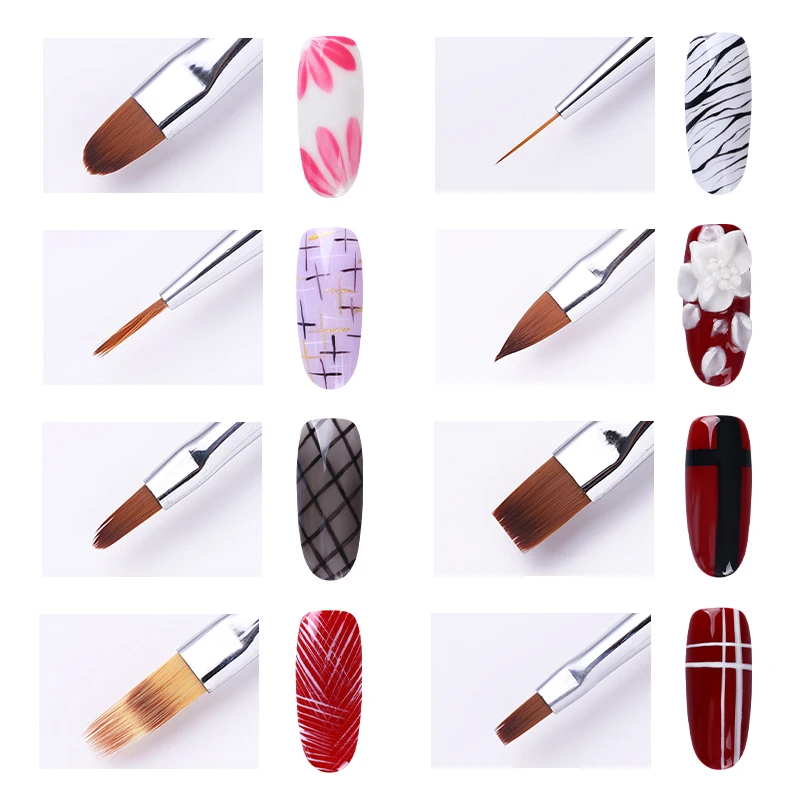 

Harunouta Professional Nail Art Brush Liner Painting Drawing Pen UV Gel Nail Art Paint Pen Manicure Tools Salon Home DIY