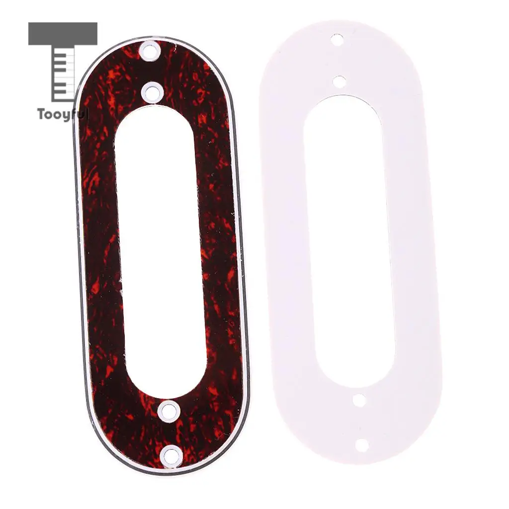 Tooyful 3 Pieces Guitar Single Coil Pickup Mounting Ring for Electric Guitar Parts Accessories
