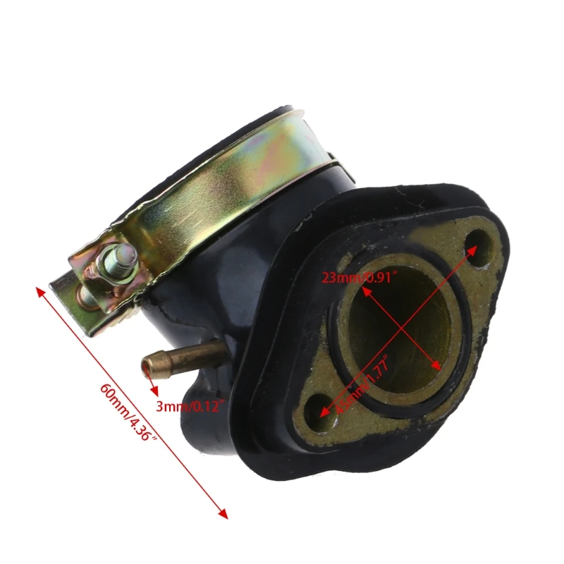 

2019 New Intake Manifold Pipe Moped Scooter ATV Go Kart Engine Part For GY6 125cc 150cc