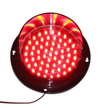 DC24V красный светодиодный сигнал мини лампа светофора 125 мм светодиодный светофор