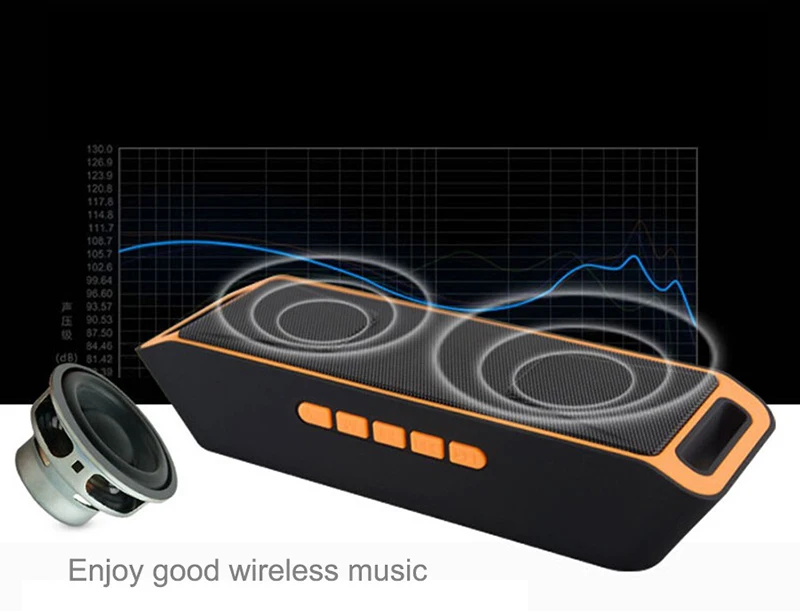Bluetooth Speaker Portable Mini Stereo Outdoor Soundbar Wireless Smart Handsfree Speaker with FM Radio For Xiaomi Loudspeaker2
