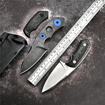 

2018 PSRK Sharp Handmade Tactical pocket knife YTL122 blade Camp chopping axe outdoor survival hunting knife EDC rescue tool