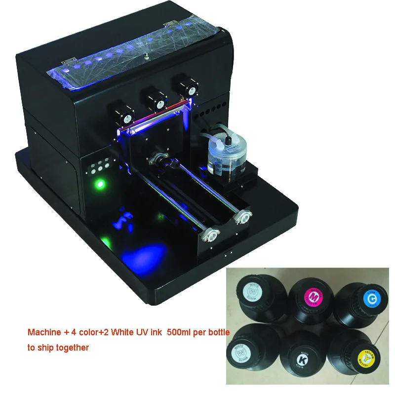 Super quality with embossed printing effect L800 UV printer 500ml*6color /set ink included | Компьютеры и офис