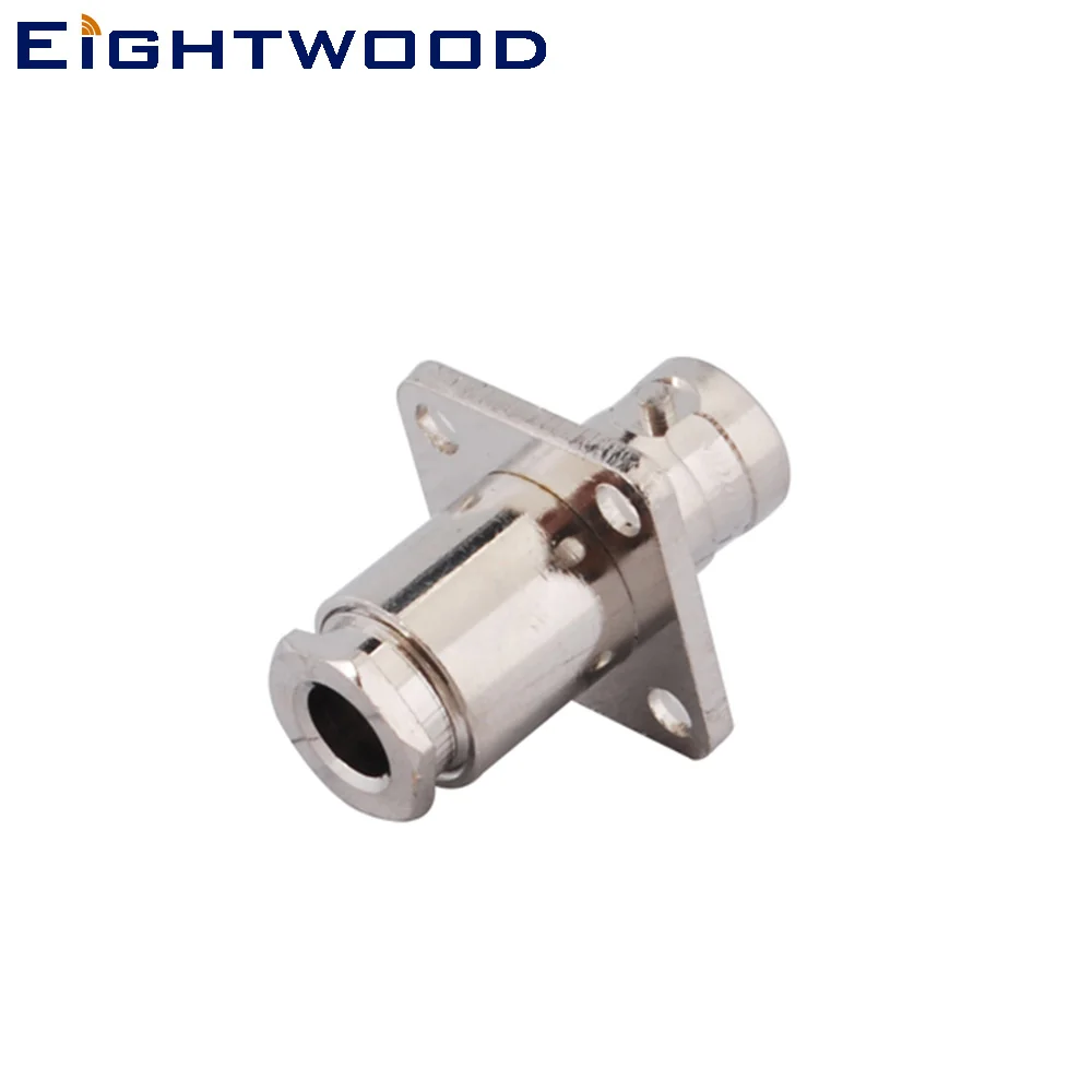 

Eightwood BNC Clamp Jack Female 4 Hole Panel Mount RF Coaxial Connector Adapter for LMR195 RG58 Cable