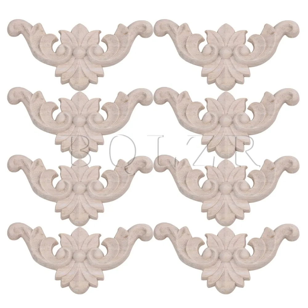 

8x BQLZR 3.3x3.3Inch Cabinet Door Applique Onlay Frame Cabinet Decor Type C-15