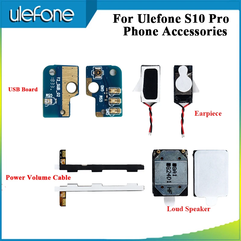 Для наушников Ulefone S10 Pro usb-плата маленькая плата для кнопка питания кабель