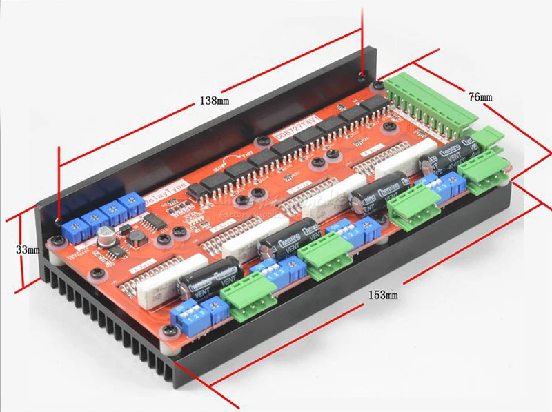 4 axis stepper motor driver DD8727T4V1 (4)