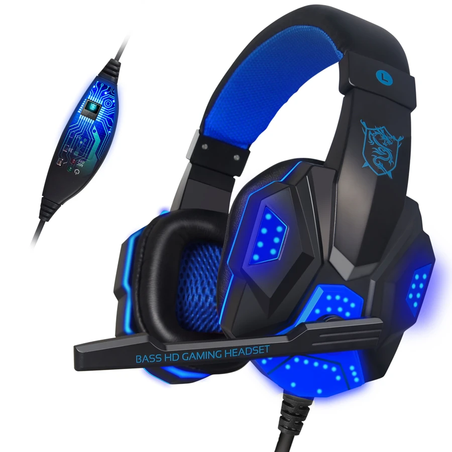 PLEXTONE PC780 Led Light Gaming Headphone USB Game Headset PC Headphone