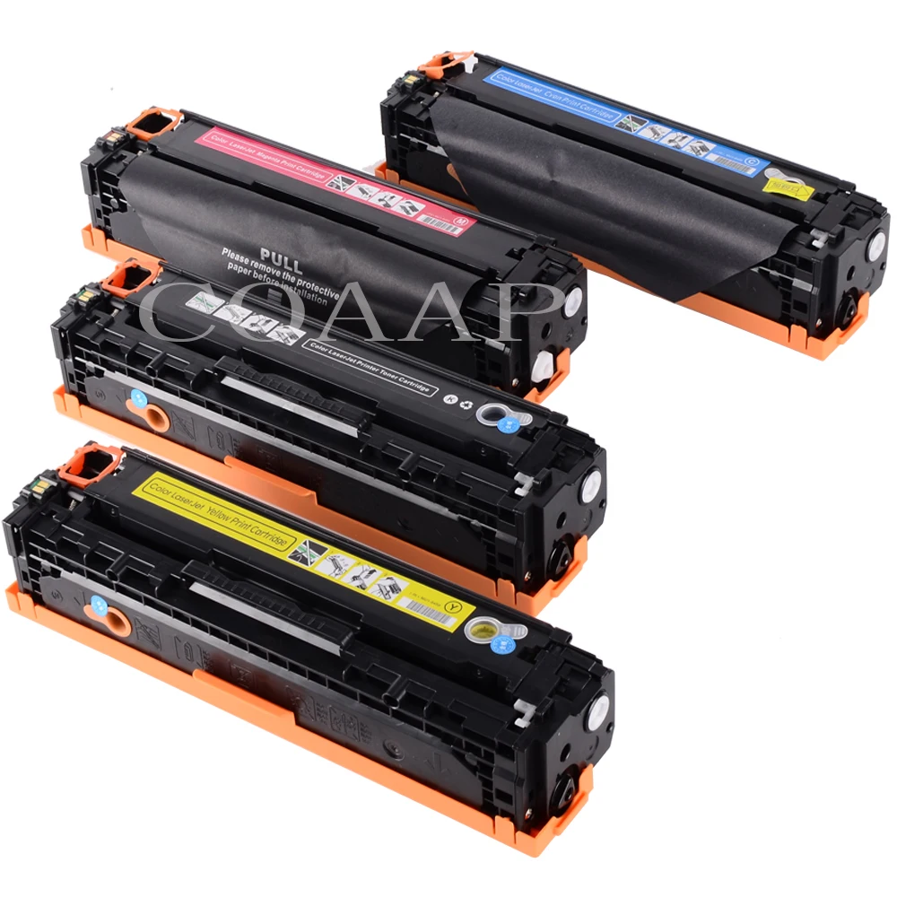 Тонер-картриджи совместимые для hp 203a CF540a CF541a CF542a CF543a Laserjet M254 M254nw M254dw M281fdw M281fdn