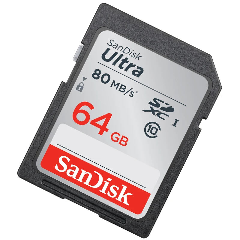 SanDisk Карта памяти SDHC/SDXC класс 10 16 ГБ 32 64 128 ГБ|Карты памяти| |