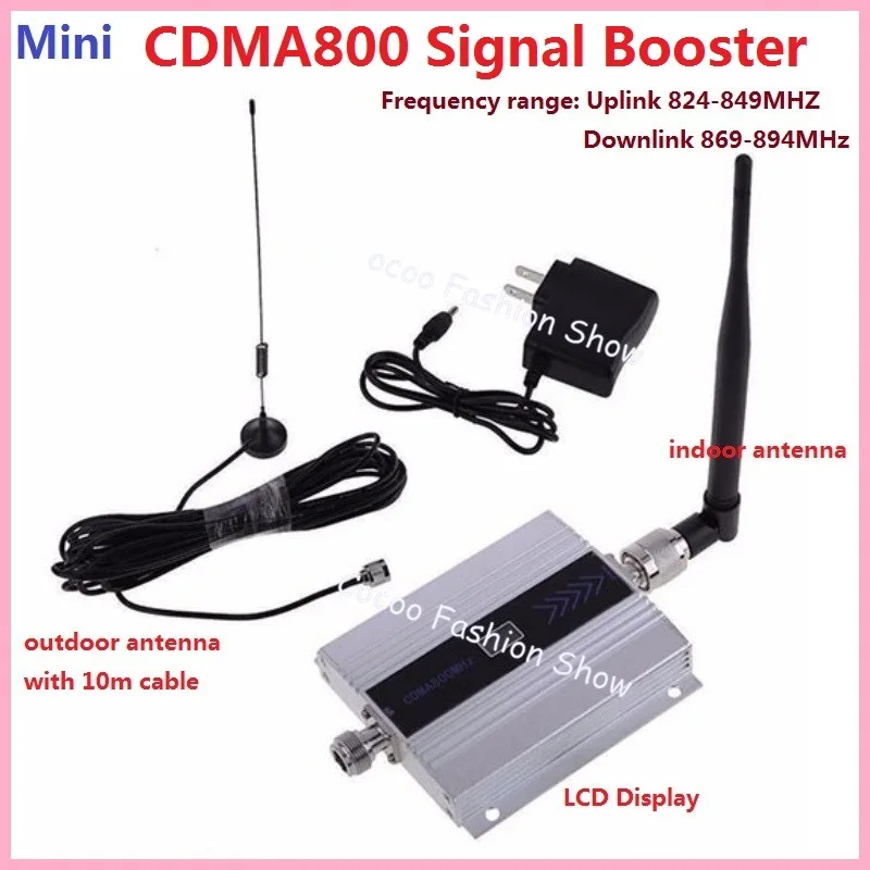 

3g GSM CDMA FDD 850MHZ Cellular Repeater Booster Mobile Phone Cell phone Signal Booster Repeater Repetidor Amplifier + Antenna