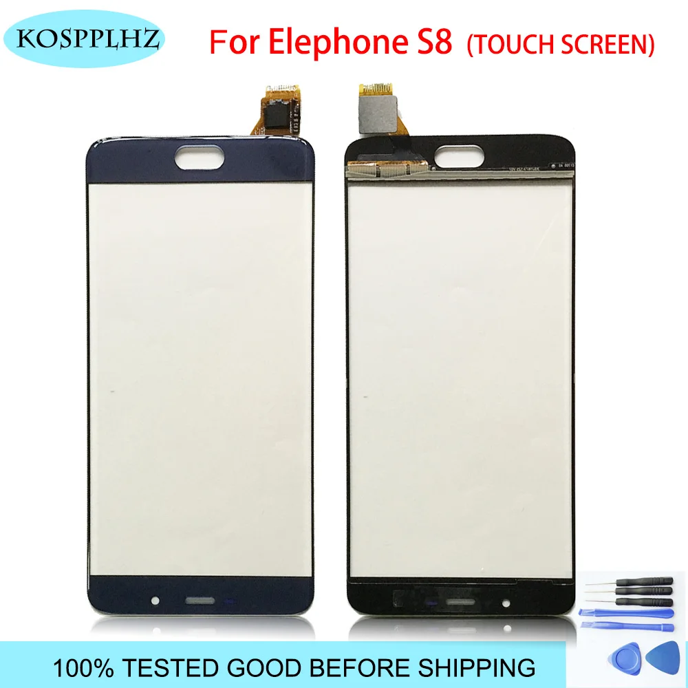 

KOSPPLHZ Tape Mobile Phone Touchscreen For elephone s8 Touch Screen Panel Digitizer Front Glass Sensor s 8 Accessories