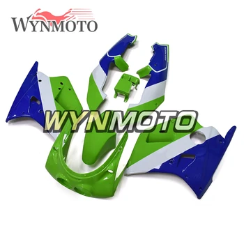 

Complete ABS Plastic Green White Blue Round Light New Motorcycle Fairings For Kawasaki ZXR250 Year 89 90 1989 1990 Cowlings