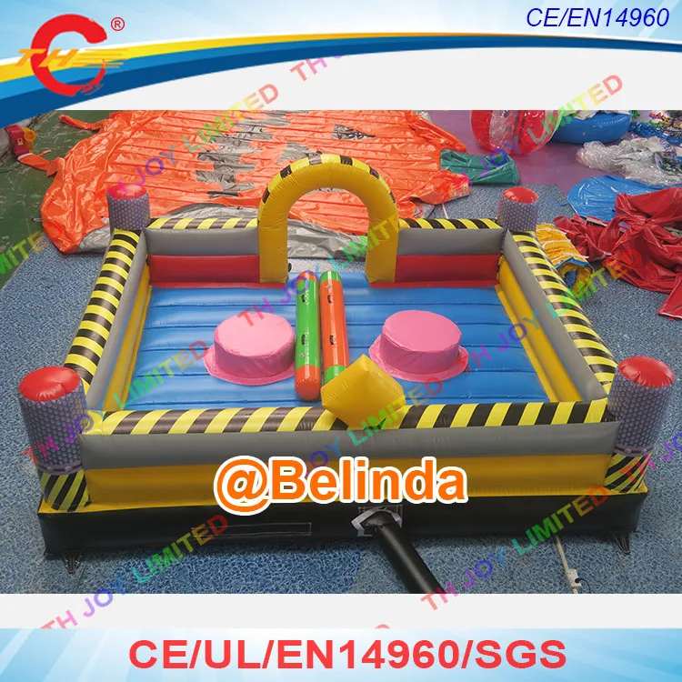 inflatable gladiator game