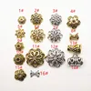 30Pcs Zinc Alloy Tibetan Bead Caps Fit 6-10mm Spacer Beads Bali Style Beads For Jewelry Making Finding Accessories HK146 ► Photo 2/6