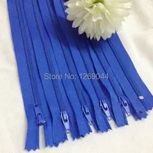 20 unids Nylon bobina cremalleras Tailor herramientas de costura Craft 9 pulgadas de color azul marino