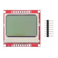 1PCS LCD Module Display Monitor White backlight Blue backlight adapter PCB 84*48 84×84 Nokia 5110 Screen for Arduino