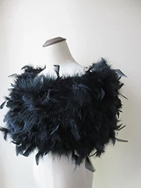 Женская накидка из натурального страусиного пера, женская зимняя теплая шаль, свадебные Обертывания для женщин, 5 цветов