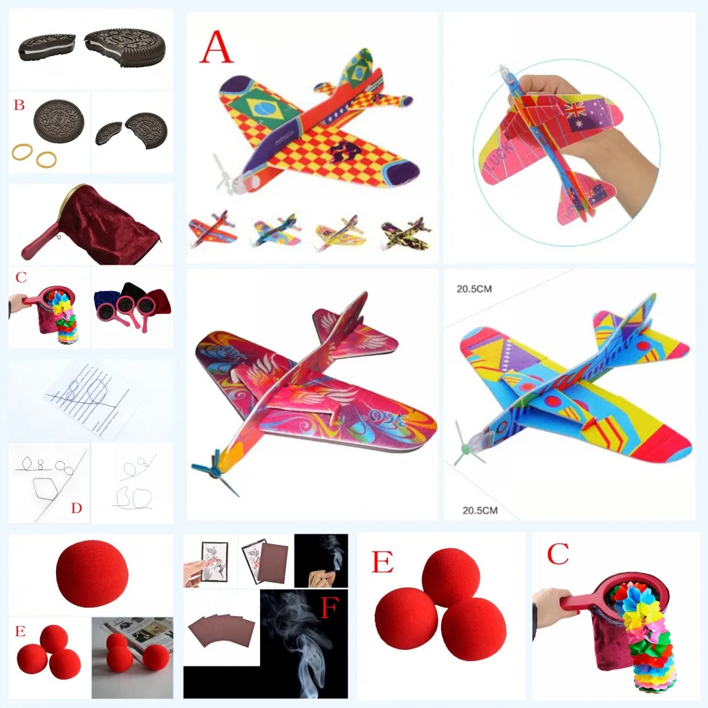 

2019 New 1 Set Magic Trick Props For Kids Brithday Gift Party Show Vanishing Cookie Magic Trick Toy For Close-up Street Toys