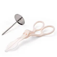 1 комплект! DIY шпульки ножницы и нержавеющая сталь контактный гвоздь помадка уход торт крем цветок передачи инструмент для выпечки Инструменты