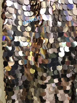 

CiCi-1115 Nigerian lace fabric with sequins fashion african french net lace fabric for nice dress