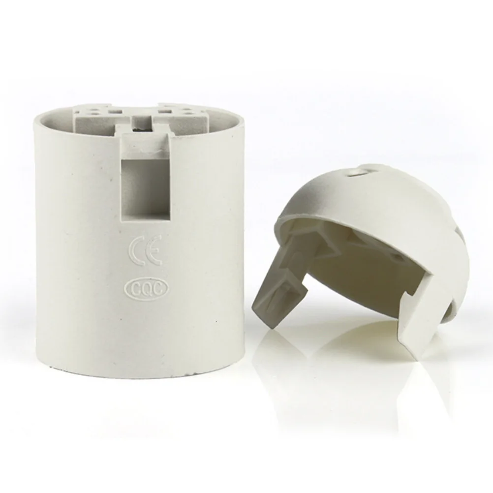 2 Colors Screw E27 Alastic Socket Light Bulb Lamp Light Holder Lamp Accessories
