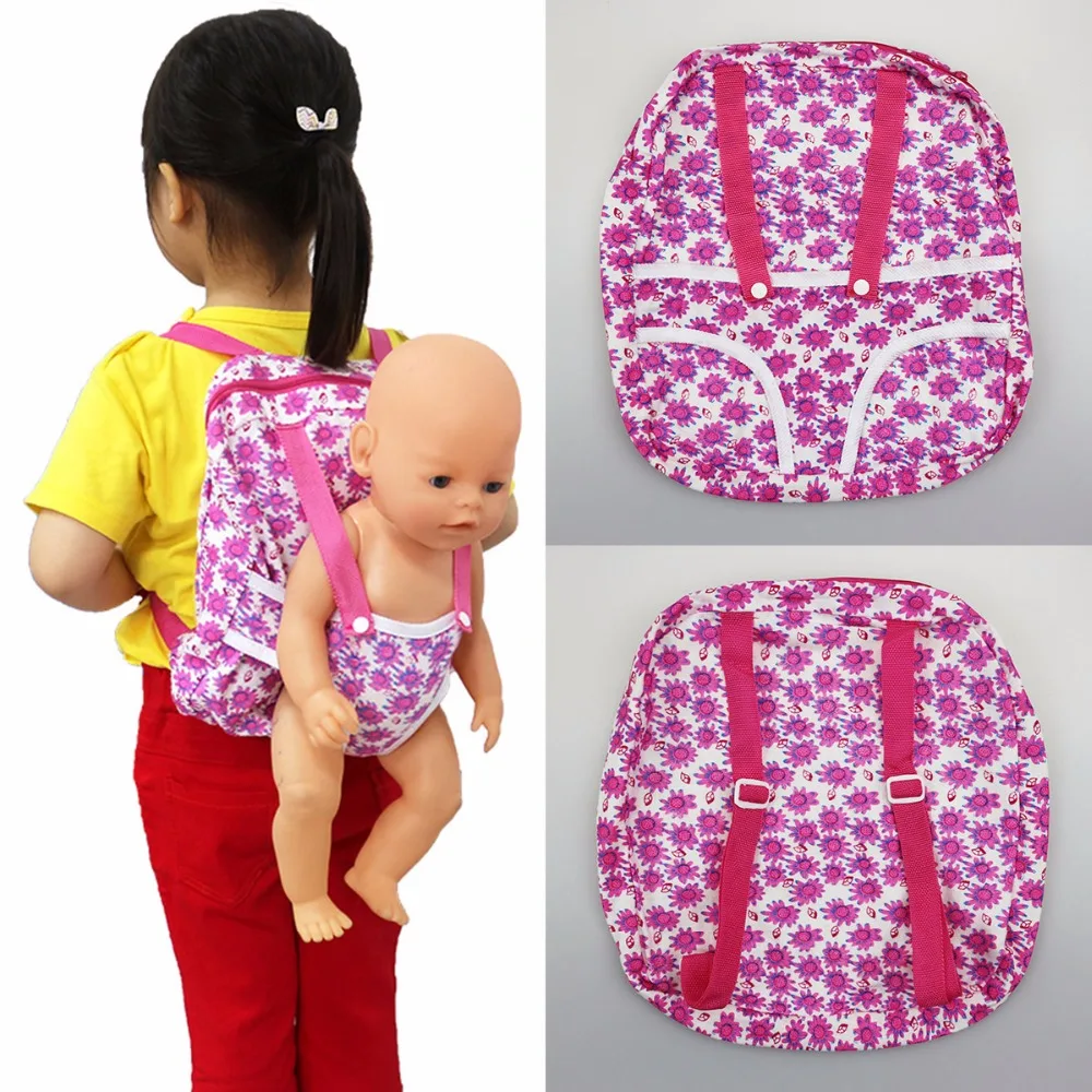 

Outgoing Packets Outdoor Carrying Doll Backpack Suitable for Carrying 43cm Baby Doll and Baby Girl Doll Accessory