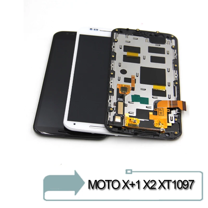 

Replacement Full LCD Screen Digitizer Assembly For Motorola Moto X+1 2nd Gen X2 XT1092 XT1095 XT1097 LCD Display with frame