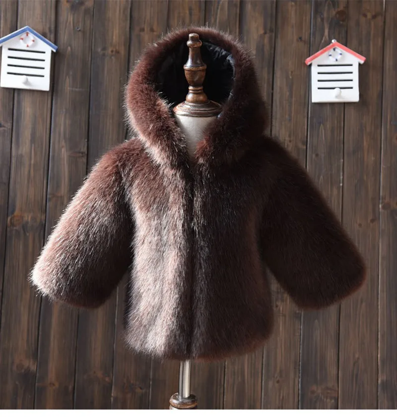 CROAL CHERIE 60-160cm Fashion Fur Baby Winter Jackets And Coats Thicken Girls Winter Fur Coat Newborn Snowsuit Kids Outerwear (14)