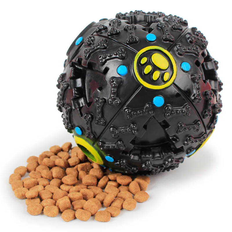 SYDZSW интерактивные мяч игрушка собака труба утечку звука забавные Еда мяч собака игрушка устойчива зубы укус Перро игрушки для собак кошки размеры s и m