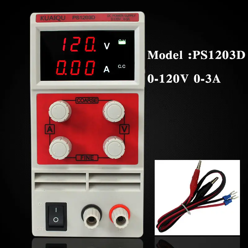 

High Precision DC Power Supply PS1203D 3 digits Switching Power Supply Display Variable Adjustable laboratory power supply