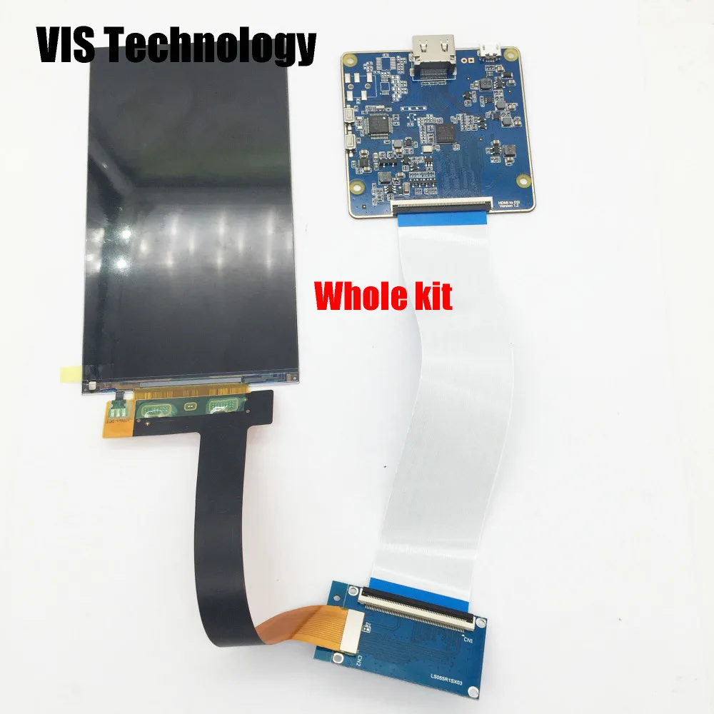ЖК-экран LS055R1SX03 + 5 дюйма 2560*1440 2K HDMI к MIPI контроллер драйвера V1.2 для замены