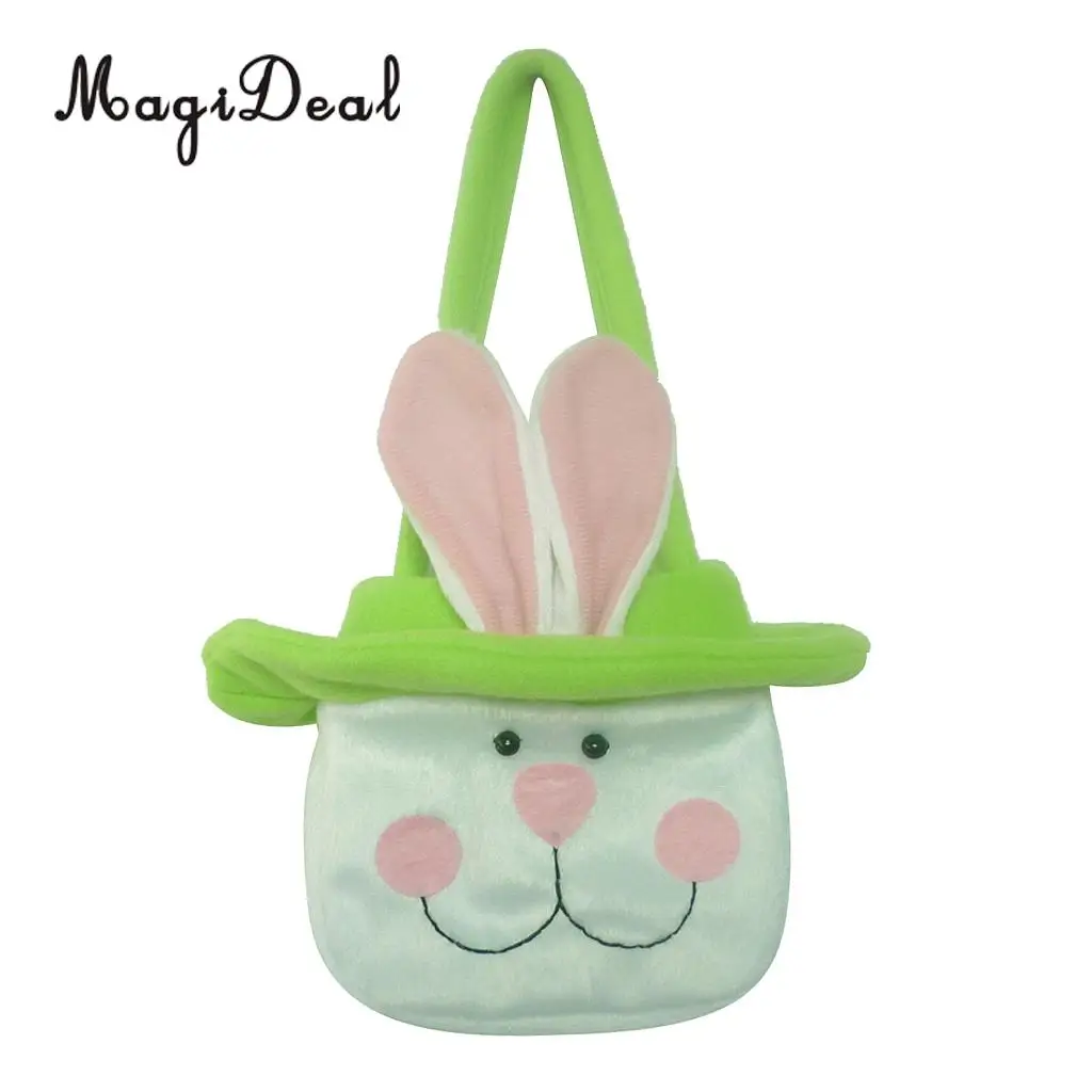 Spring Easter Rabbit Bunny Candy Gift Bags Egg Basket Easter Decoration