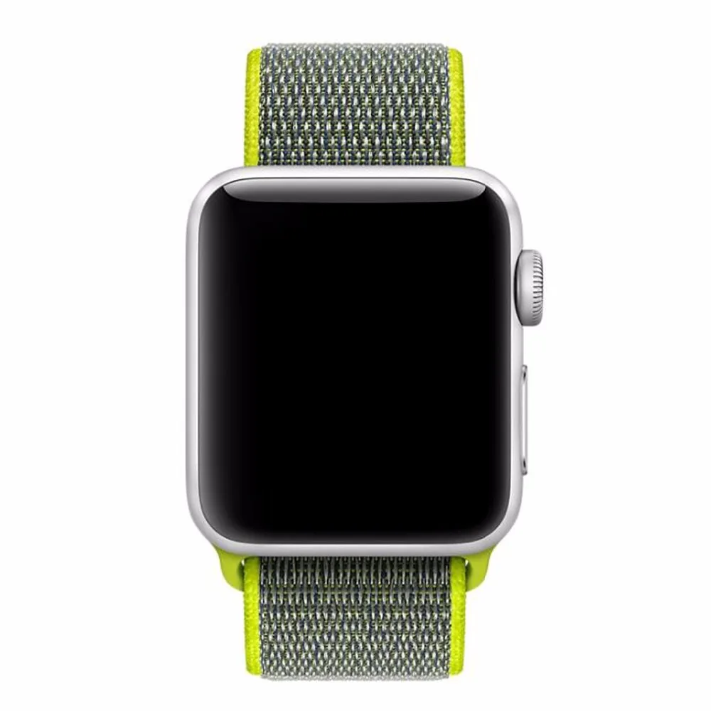 A254 нейлоновая Спортивная петля с застежкой на крючок и петлю регулируемая застежка ремешок на запястье сменный ремешок для iwatch Apple Watch