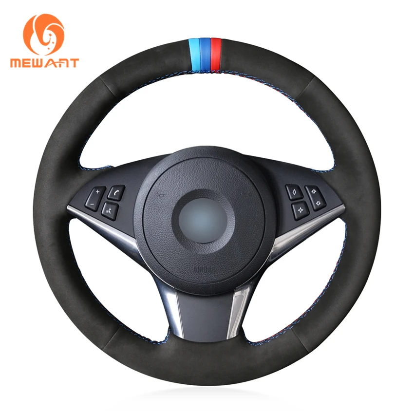 MEWANT черная искусственная замша из натуральной кожи для BMW E60 E61 (Touring) 530d E63 2003 2010 E64