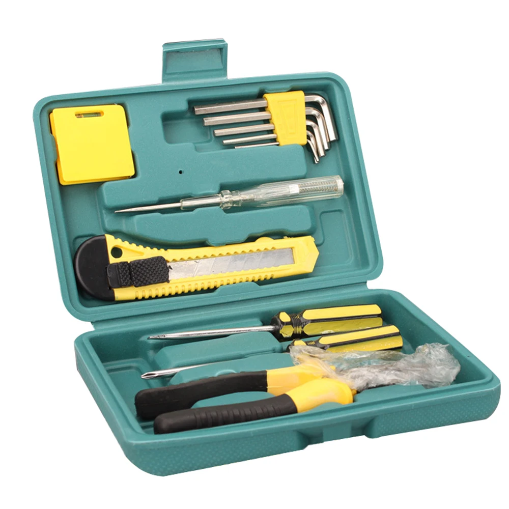 

11 sets of Ma Steel set of tools on-board maintenance for Car emergency kit combination set combination toolbox