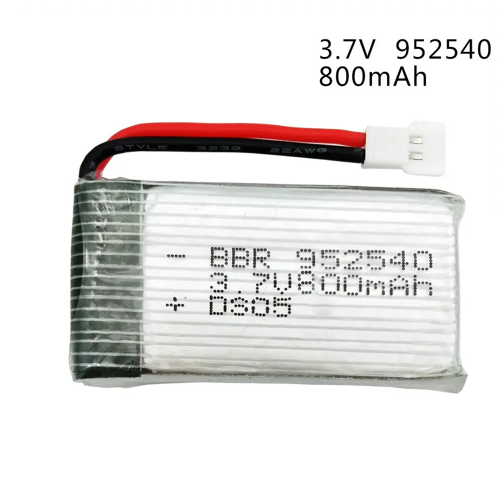

RC Quadcopter Helicopter 952540 Li Battery 3.7V 800mAh 9.5*25*42mm