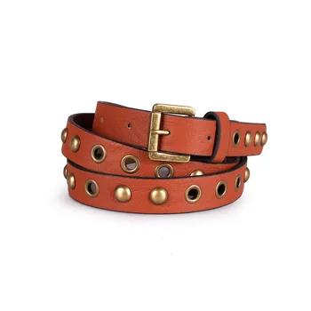 

Designer Women's Belt Gold Buckle Waist Belts For Women's Jeans Skinny Leather Strap High Quality Cinturon Mujer YS38