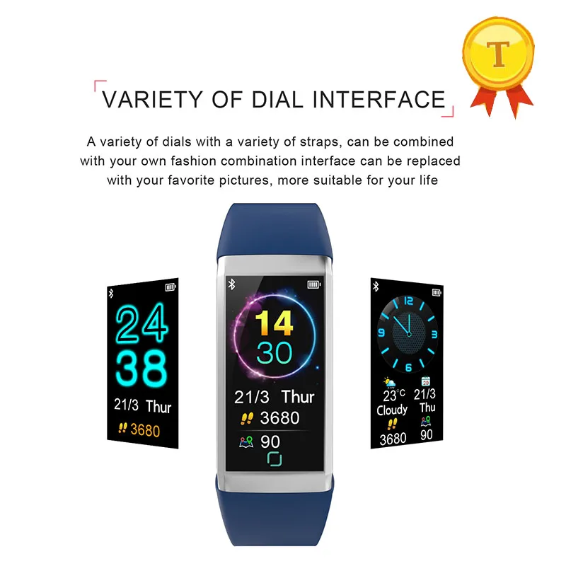 

real-time heart rate monitoring Smart Watch HeartRate Wristband Blood Pressure Pedometer Smart band for Xiaomi redmi note 7