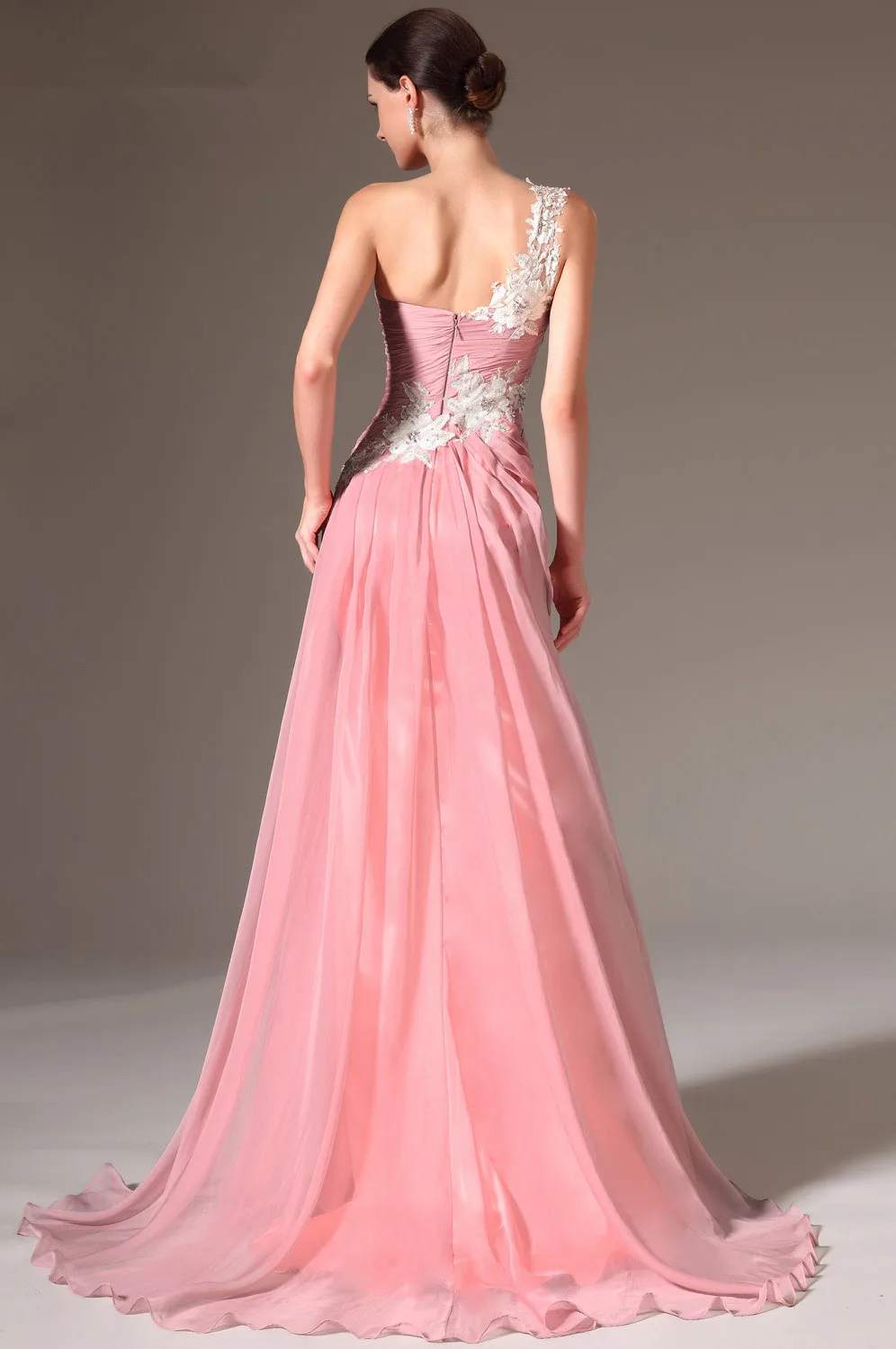 New-Pageant-Dress-Lace-One-Shoulder-A-Line-Formal-Evening-Dress (3)