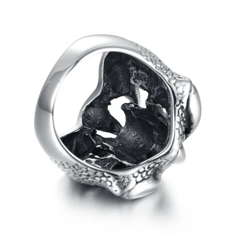 Gothic Punk Ring Men Fashion Retro Skull Wolf Dragon Snake Tiger Male Ring jewelry Anel Halloween Accessories Anillo Hombre Gothic Punk Ring Men Fashion Retro Skull Wolf Dragon Snake Tiger Male Ring jewelry Anel Halloween Accessories Anillo Hombre
