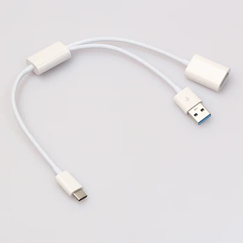 

Type-C USB 3.0 to 3.1 C Type Female to Male Adapter OTG Data USB Cable Connector