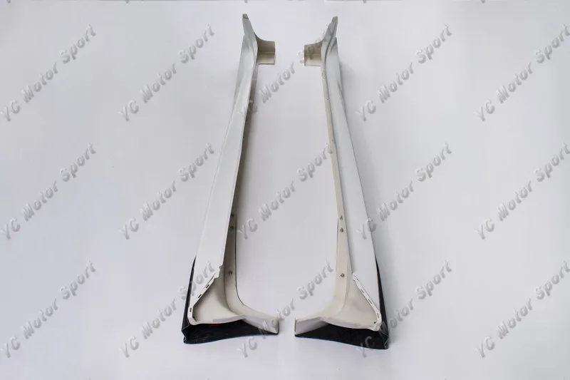 YCEX081L&YCEX082L  2008-2012 Mitsubishi Lancer Evolution EVO X VS '17 Ver. Ultimate Style Side Skirt with Air Shroud FRP (1)