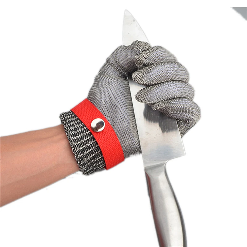 Новое поступление Прочная безопасность устойчивые к порезам удар Защитная нержавеющая стальная металлическая сетка перчатки высокая