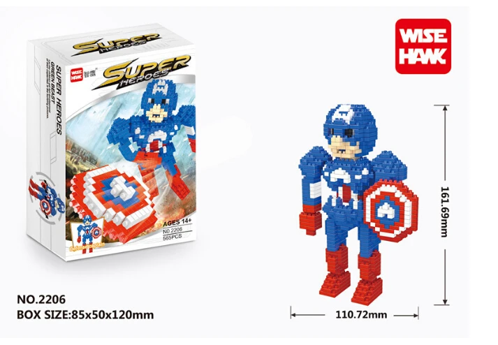 Wholesale Avenger Weagle Blocks Captain America DI...