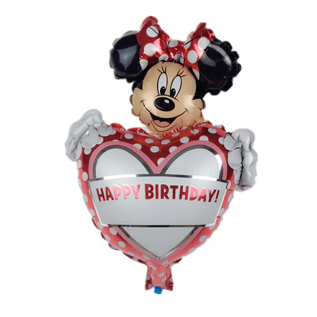 XXPWJ 1pcs Free Shipping New Mini Minnie Aluminum Balloons Children Toy Party Birthday Decorative Balloon B-017