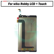 Для wiko Robby lcd дисплей кодирующий преобразователь сенсорного экрана в сборе с рамкой